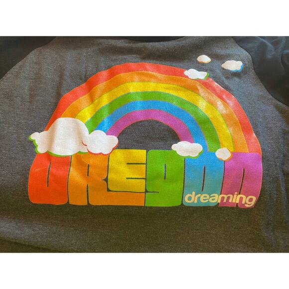 Little Bay Root "Oregon Dreaming" Baseball Tee M - Picture 4 of 5